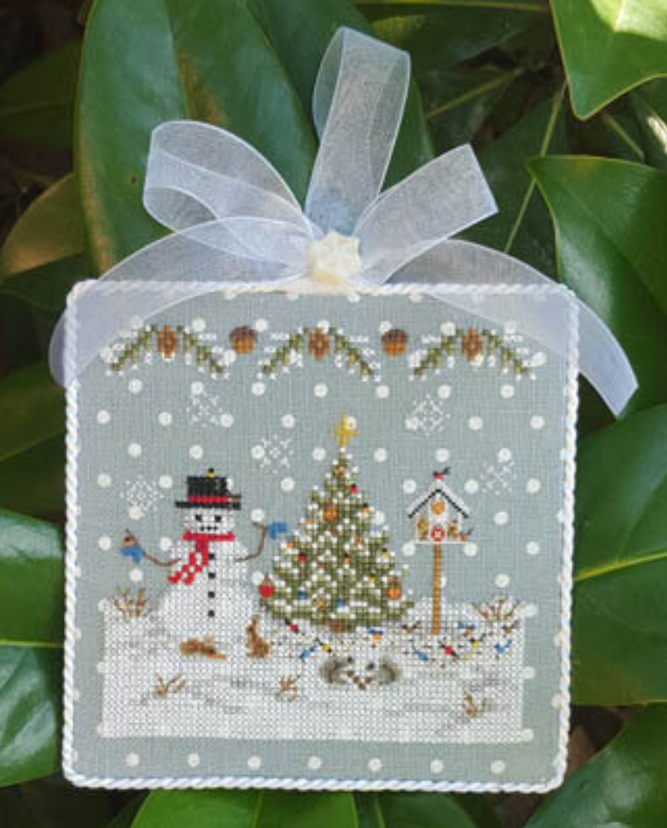 Frosty Weather Christmas Ornament Cross Stitch Kit from Blackberry