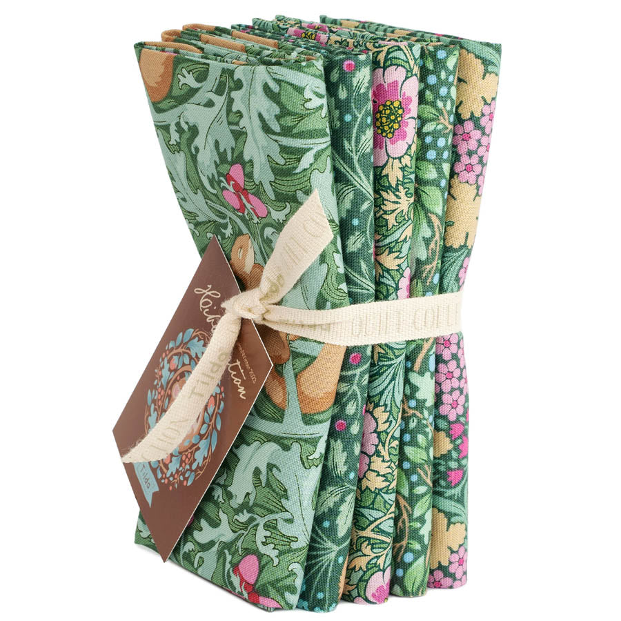 Tilda - Gardenlife Fat Quarter Bundle 5 Fabrics GS- Quilt in a Day