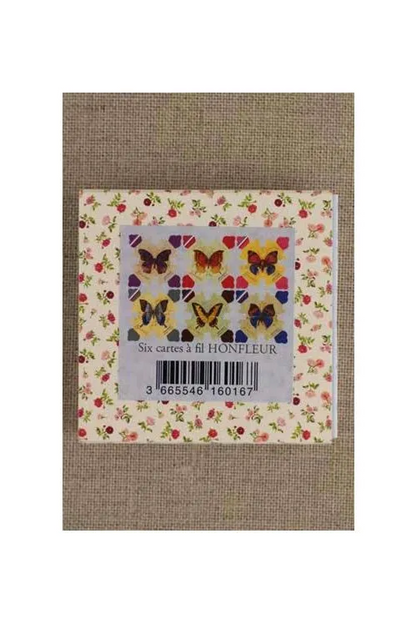 Six Thread Cards Honfleur from Maison Sajou 2.3in x 2.3in