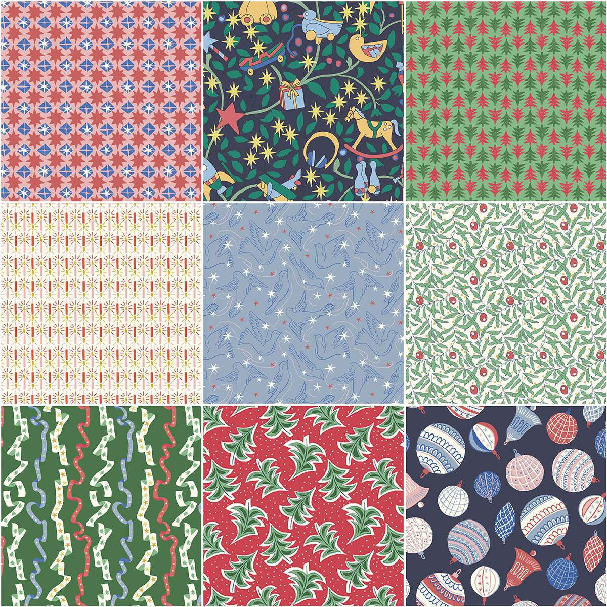 Liberty Fabrics Merry And Bright Shine Bright B Yardage – The-surgeon's ...